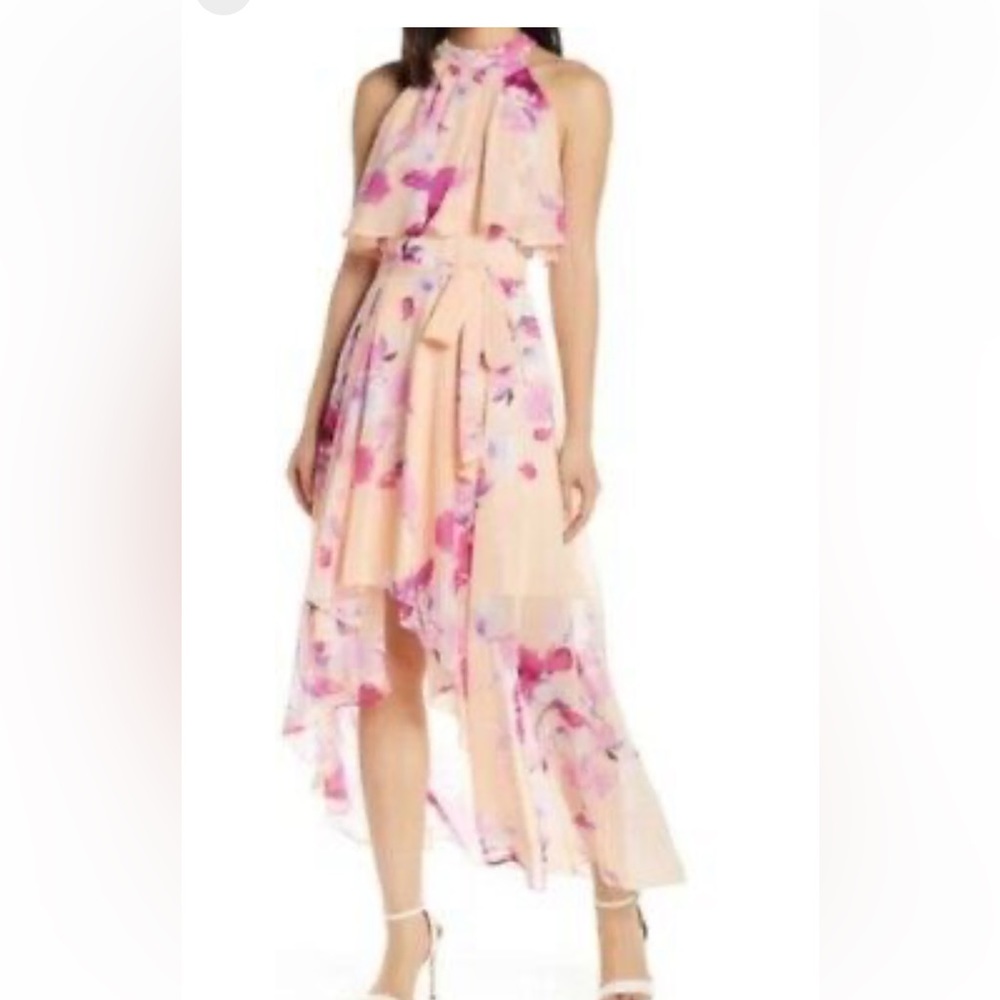 Eliza j hi low floral dress size 8